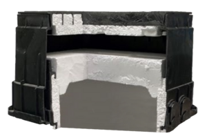 Wasserzählerschacht Isolierung