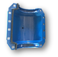 T-Quick Zwo: Robuste Muffen-Reparaturschelle aus Guss für die dauerhafte Abdichtung