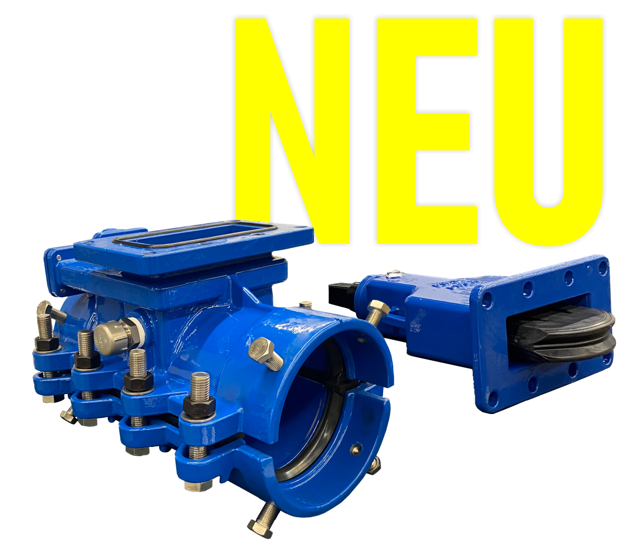 T-Valve Absperrschieber zum nachträglichen Einbau in bestehende Rohrnetze.