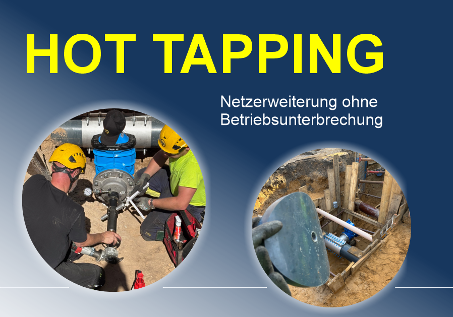 Anbohren unter Druck